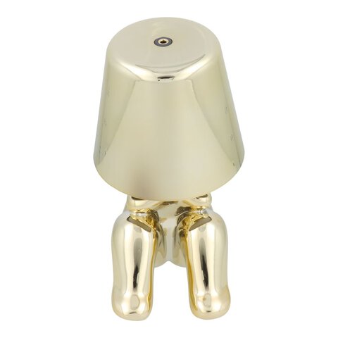 Lampka nocna GOLD MAN Art Deco siedzcy (wzr 4) MLTL