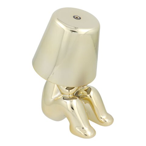 Lampka nocna GOLD MAN Art Deco siedzcy (wzr 4) MLTL