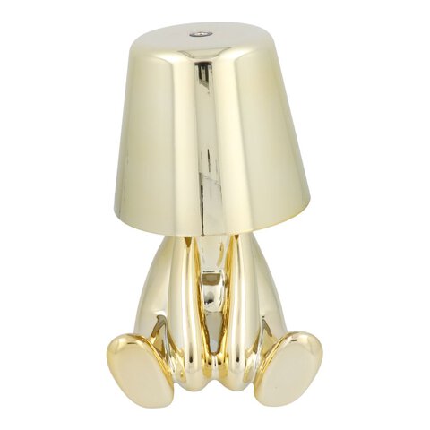 Lampka nocna GOLD MAN Art Deco siedzcy (wzr 5) MLTL