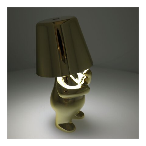 Lampka nocna GOLD MAN Art Deco stojcy (wzr 3) MLTL