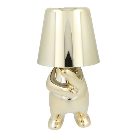 Lampka nocna GOLD MAN Art Deco stojcy (wzr 3) MLTL