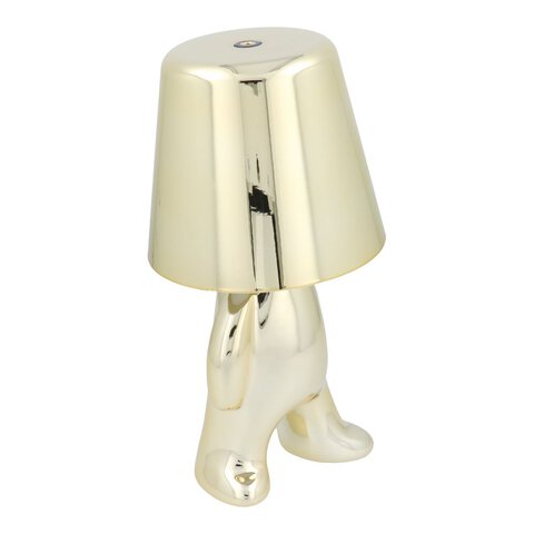 Lampka nocna GOLD MAN Art Deco stojcy (wzr 8) MLTL