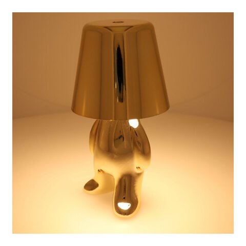 Lampka nocna GOLD MAN Art Deco stojcy (wzr 8) MLTL