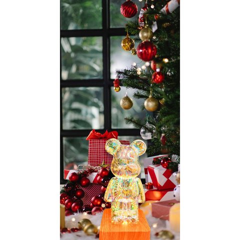 Lampka nocna LED 3D Mi Art Deco stojcy L3GFBD
