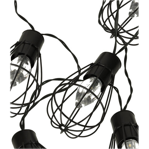 Lampki solarne, girlanda do ogrodu żarówki 10LED 3,8m