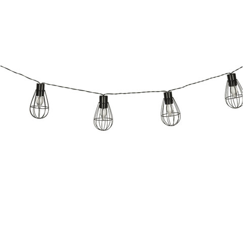 Lampki solarne, girlanda do ogrodu żarówki 10LED 3,8m