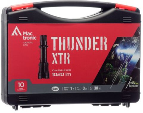 Latarka diodowa Mactronic Thunder XTR z ładowarką i akumulatorem