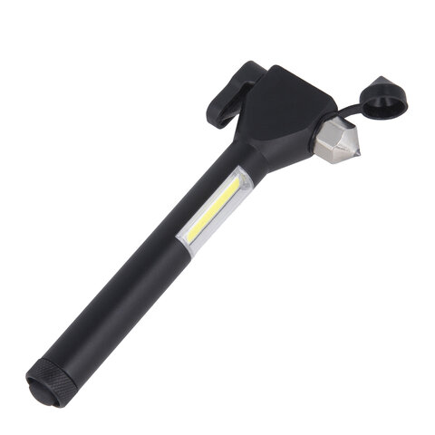 Latarka ręczna LED EMERGENCY z magnesem i młotkiem 2xAAA COB FLF-03 Forever Light