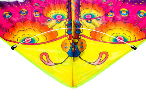 Latawiec duży dla dzieci 90cm motyl mix kolorów