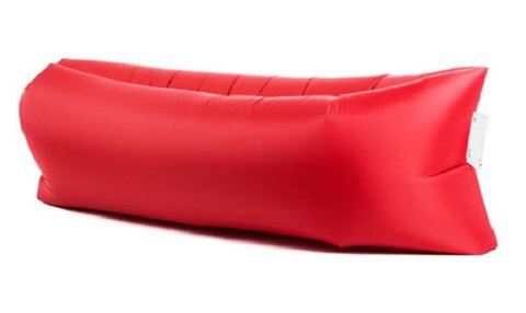 Lazy BAG SOFA dmuchany materac sofa leżanka czerwona