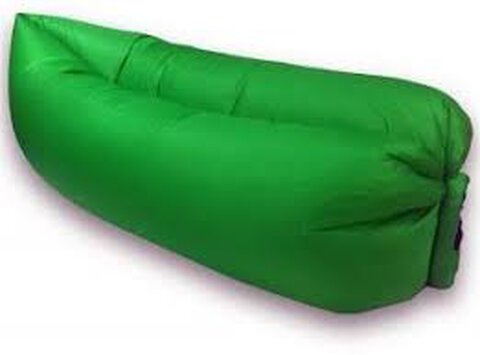 Lazy BAG SOFA dmuchany materac sofa leżanka zielona