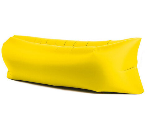 Lazy BAG SOFA dmuchany materac sofa leżanka żółta