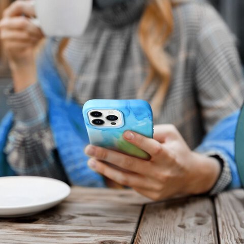 Leather Mag Cover kompatybilne z MagSafe do IPHONE 11 PRO color splash