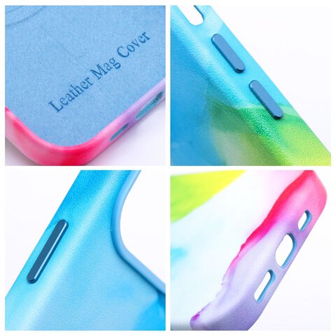 Leather Mag Cover kompatybilne z MagSafe do IPHONE 11 PRO color splash