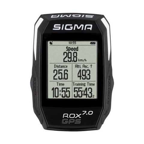 Licznik komputer rowerowy SIGMA ROX 7.0 GPS czarny