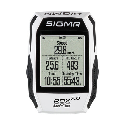 Licznik komputer rowerowy SIGMA ROX 7.0 GPS biały