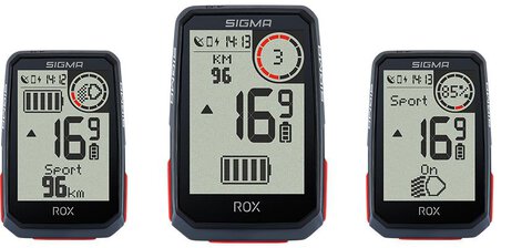 Licznik rowerowy SIGMA ROX 4.0 czarny z pulsometrem 