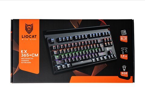 Liocat klawiatura gamingowa KX 365 CM mechaniczna qwerty czarna