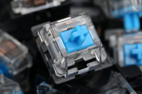 Liocat klawiatura gamingowa KX 365+ CM mechaniczna qwerty outemu blue czarna