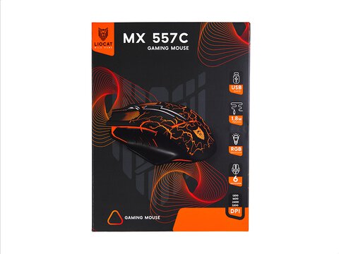 Liocat mysz gamingowa MX 557C czarna