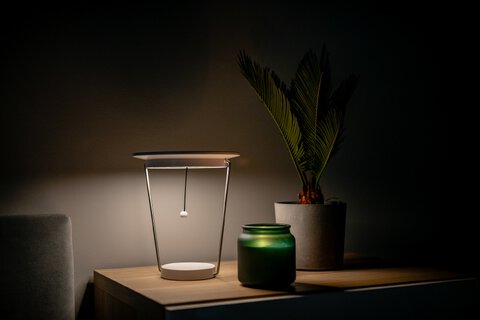 Lusterko do makijażu Humanas HS-ML01 z podświetleniem LED - białe