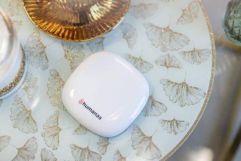 Lusterko kosmetyczne Humanas HS-PM01 z podświetleniem LED - białe