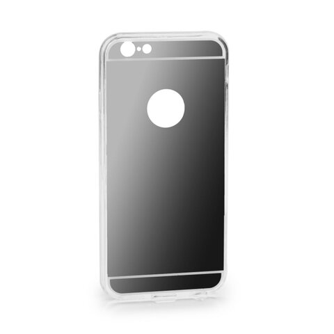 Lustrzana nakładka case Forcell Mirro do Apple iPhone 5 / 5S szara + szkło hartowane