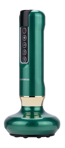 Masażer antycellulitowy z funkcją bańki chińskiej Humanas DermaSmooth - zielony