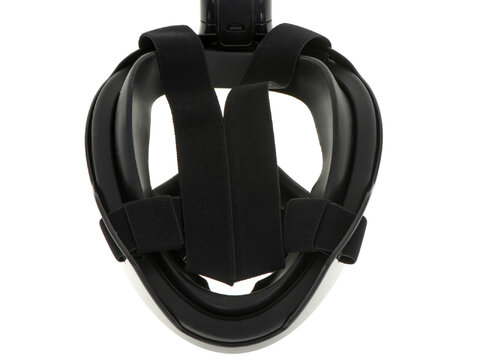 Maska do nurkowania składana pełnotwarzowa do snurkowania  L/XL czarna