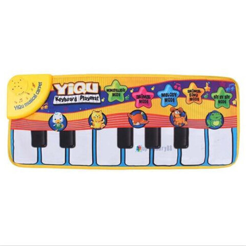 Edukacyjna mata mini pianinko grające 72 cm