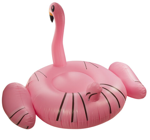 Materac dmuchany do pływania Flaming różowy 190 cm