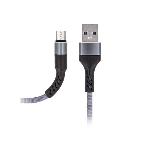 Maxlife kabel MXUC-01 USB - microUSB 2A szary Fast Charge