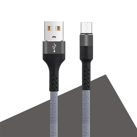 Maxlife kabel MXUC-01 USB - microUSB 2A szary Fast Charge