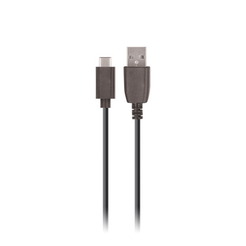 Maxlife kabel USB - USB-C 0,2 m 2A czarny Fast Charge