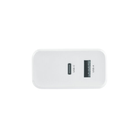 Maxlife ładowarka sieciowa PD QC MXTC-07-45AC 1x USB-C 1x USB 45W biała