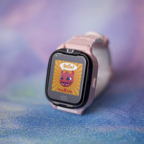 Maxlife smartwatch 4G MXKW-350 różowy GPS WiFi