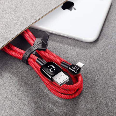 Mcdodo kabel Woodpecker USB - Lightning 1,8 m czerwony z automatycznym wyłączaniem CA-5793 Mcdodo kabel Woodpecker USB - Lightning 1,8 m czerwony z automatycznym wyłączaniem CA-5793