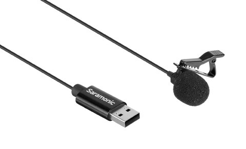 Mikrofon krawatowy Saramonic SR-ULM10 ze złączem USB PC / Mac