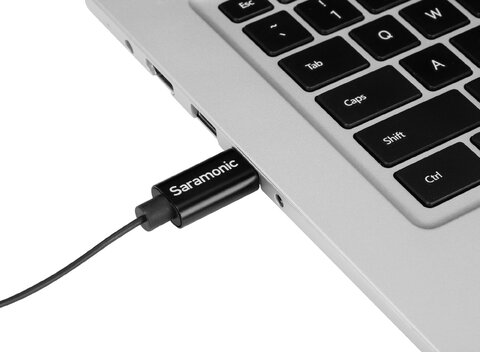 Mikrofon krawatowy Saramonic SR-ULM10 ze złączem USB PC / Mac