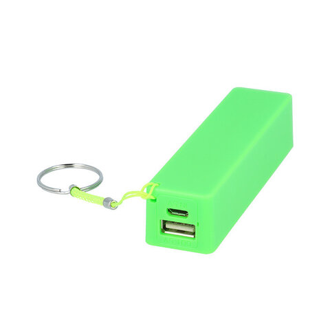 Miniaturowa bateria mobilna Power Bank uniwersalny SETTY 2000 mAh zielony