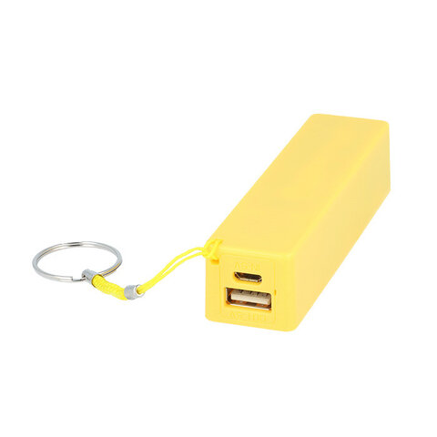 Miniaturowa bateria mobilna Power Bank uniwersalny SETTY 2000 mAh żółty