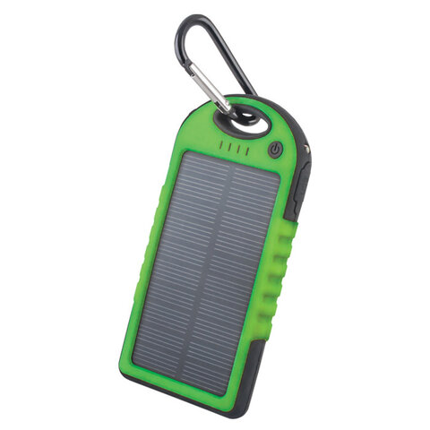 Mobilna bateria Power Bank solarny Forever PB-016 5000 mAh zielony
