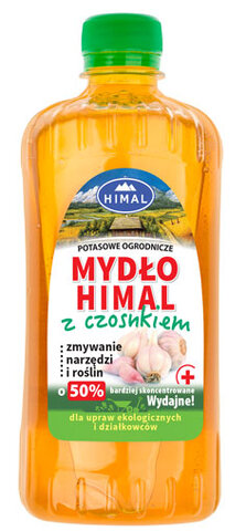 Mydło ogrodnicze potasowe z czosnkiem Himal 0.5L