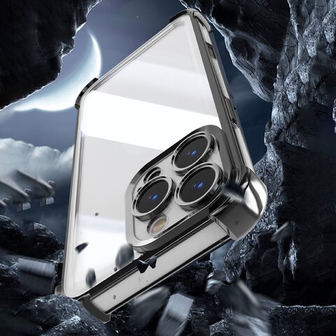 Nakładka Anti Shock Chrome do Xiaomi Redmi 14C 4G/ 14C 5G / Redmi A4 / POCO C75 czarna