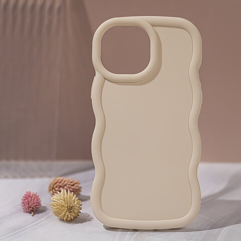 Nakładka Candy do Samsung Galaxy M15 5G beżowa