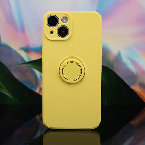 Nakładka Finger Grip do iPhone 12 6,1" żółta