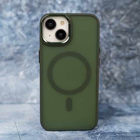 Nakładka Frozen Mag do iPhone 14 Pro Max 6,7" zielona