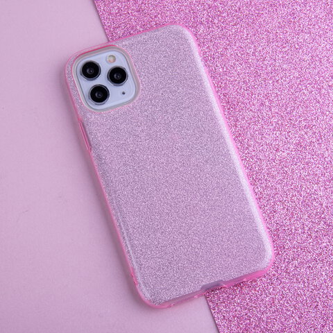 Nakładka Glitter 3w1 do Xiaomi Redmi 13C 5G różowa