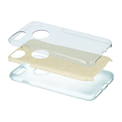 Nakładka Glitter 3w1 do Xiaomi Redmi Note 12 Pro Plus złota