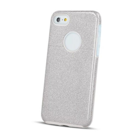 Nakładka Glitter 3w1 do Xiaomi Redmi Note 9 srebna